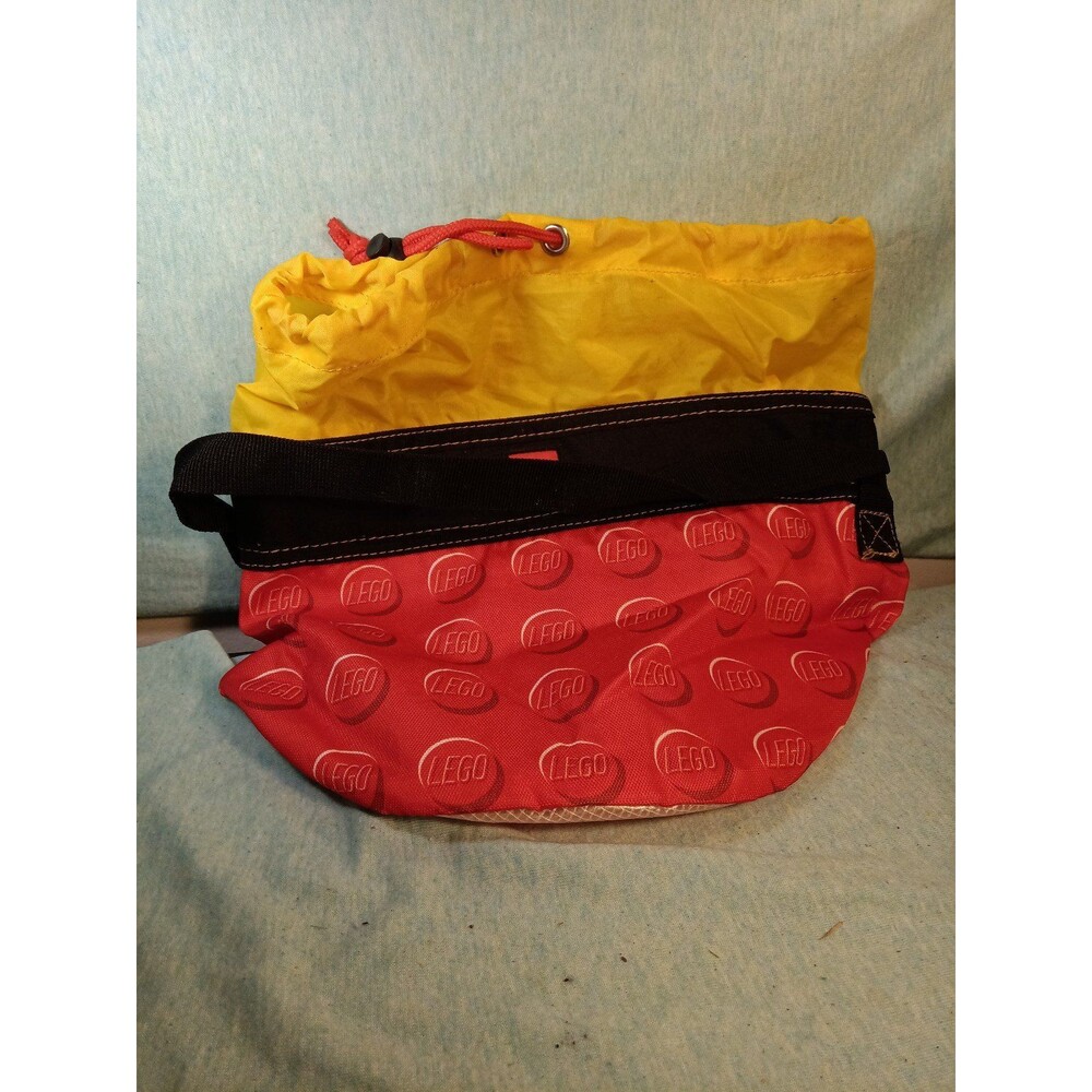 Lego Drawstring Carrying Bag Red Yellow